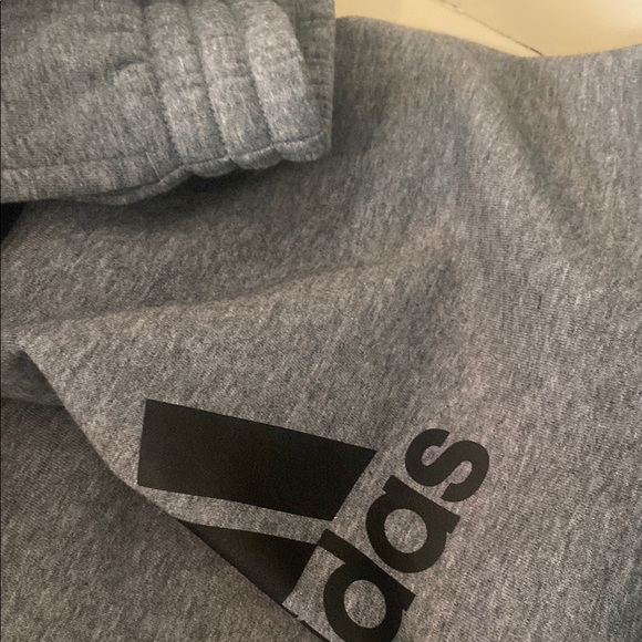 Adidas Kids Gray Sweatpants - Picture 4 of 5